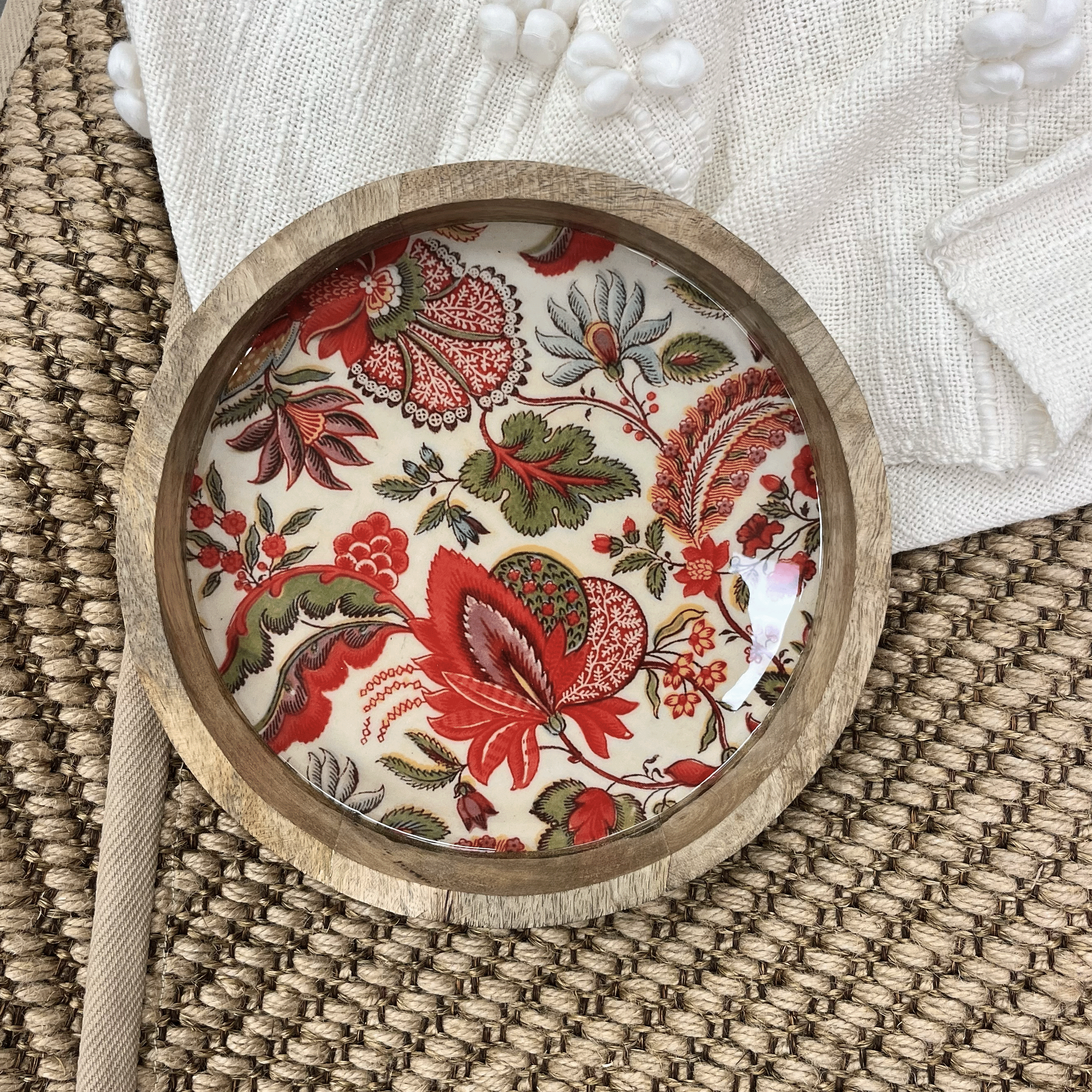 Red Serving Trays + Platters